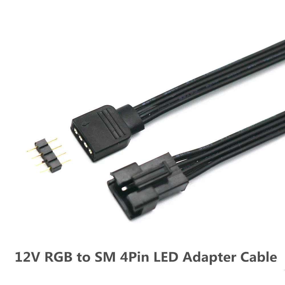50 cm 5 12 U RGB ARGB Kabeli za Upravljanje za DEEPCOOL Phanteks Lian-Li Led Trake SM 3Pin 4Pin ARGB Kabel Adapter za Upravljanje 3