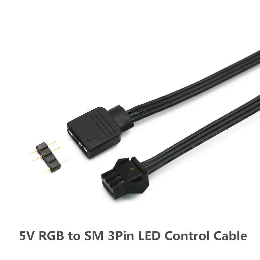 50 cm 5 12 U RGB ARGB Kabeli za Upravljanje za DEEPCOOL Phanteks Lian-Li Led Trake SM 3Pin 4Pin ARGB Kabel Adapter za Upravljanje 4