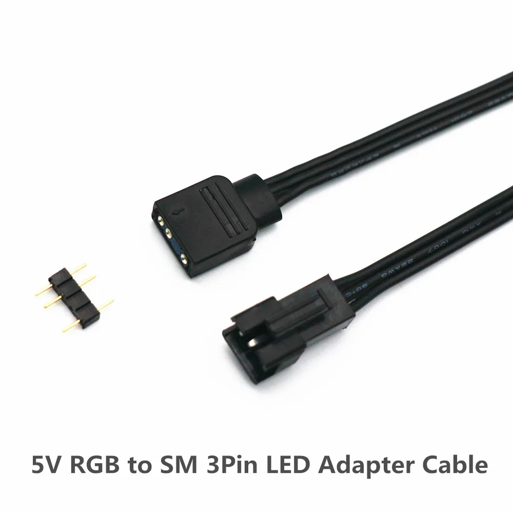 50 cm 5 12 U RGB ARGB Kabeli za Upravljanje za DEEPCOOL Phanteks Lian-Li Led Trake SM 3Pin 4Pin ARGB Kabel Adapter za Upravljanje 5