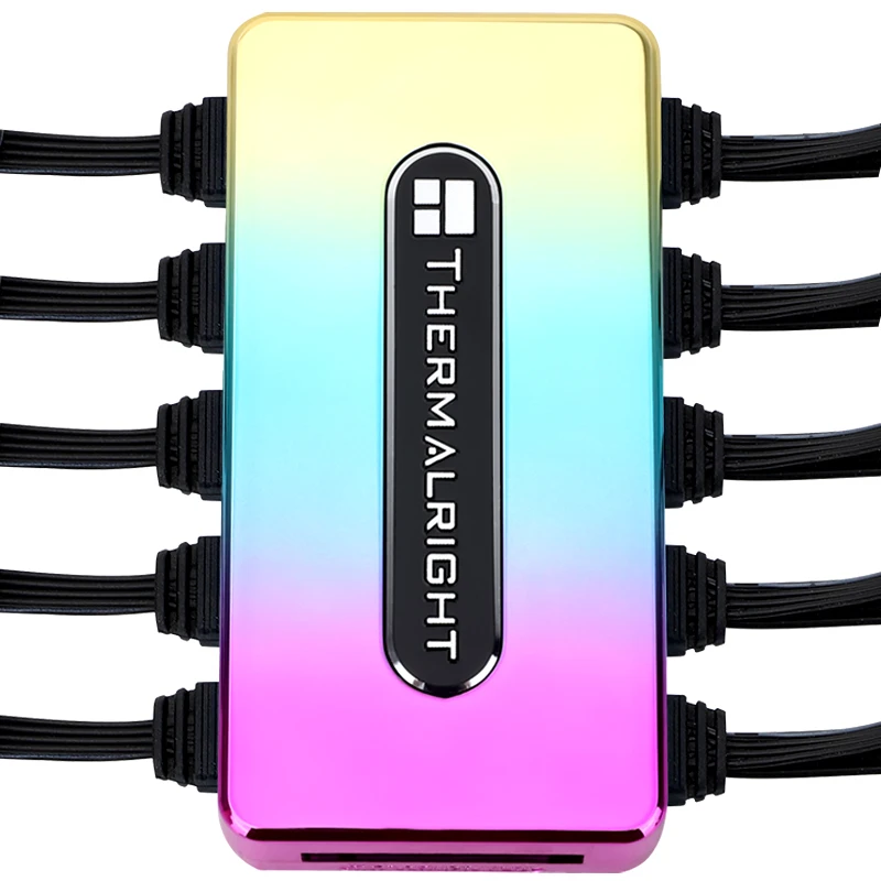 Thermalright RGB M/B SYNC Ventilator Rasvjetu hub, napajanje SATA,10x3Pin/4Pin ARGB/RGB Kontroler Rev.A 4