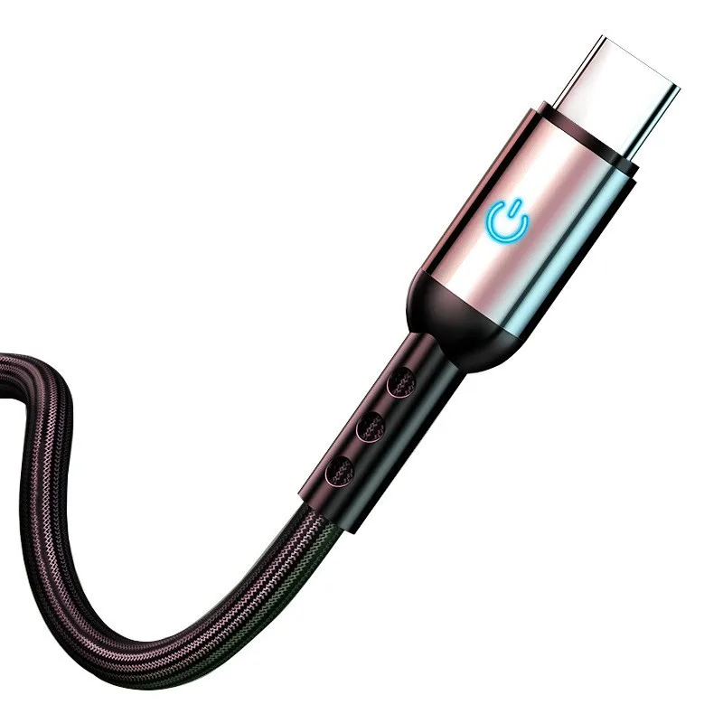 Tip C USB Kabel 5A LED Brzo Punjenje Micro Kabel Za Prijenos Podataka Za Huawei Samsung Xiaomi Android dodatna Oprema Za Mobilne Telefone Kablove Punjača