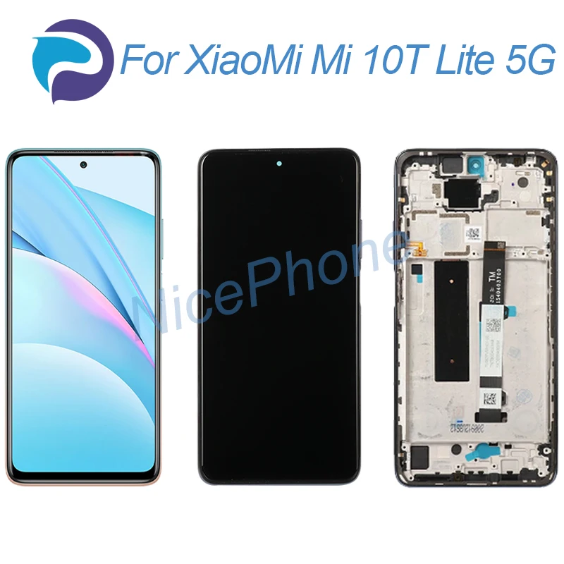 za XiaoMi Mi 10T Lite LCD ekran + osjetljiv na dodir Digitalizator Prikaz 2400*1080 M2007J17G Mi 10T LCD zaslon