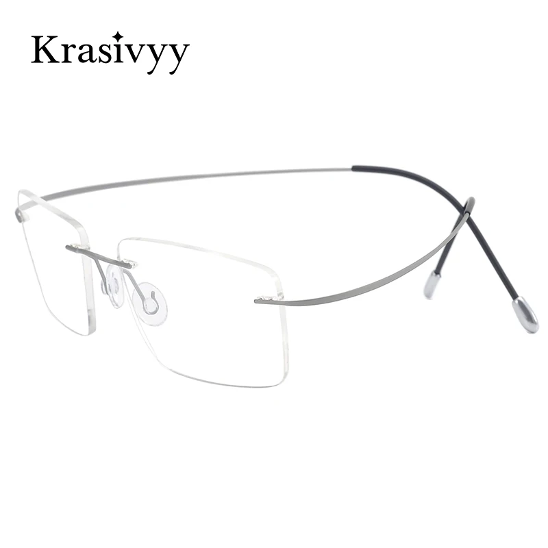 Lijep Ultralight Okvira Za Naočale Okvira Za Muškarce Čisti Titan Optički Naočale Na Recept Gospodo 2022 Nove Četvrtaste Naočale Za Kratkovidnost