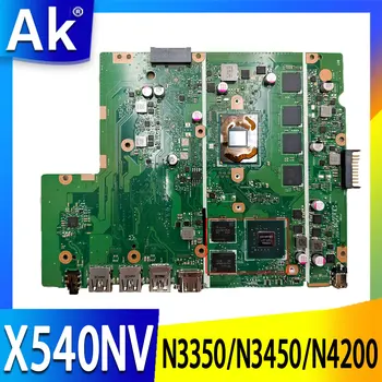 Za ASUS Matična ploča X540NV X540N D540NV F540NV A540NV R540NV X580NV Matična ploča laptopa N3350/N3450 N4200 920MX/V2G memorija 4 GB