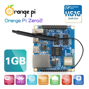 Narančasta Pi Zero 2 1 GB Ram-a, ABS Torbica Kit Allwinner H616 Čip BT Wi Fi IC Prijemnik Narančasta Pi Zero 2 za Android OS 10 Ubuntu Debian 1
