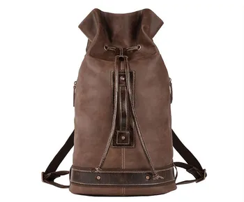 Novi model kravlja koža veliki ruksak vanjski putnu torbu za laptop torba za muškarce