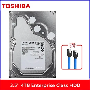 Toshiba 3,5 4 TB Hard disk, enterprise-class 6 GB/sec. Računalni monitor Sata 3 Interni tvrdi disk HDD 7200 O/min 128 m, Drvo