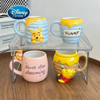 Disney Winnie Pooh Šalica Slatka Crtani Anime Lik Stereo Bubalo Osnovna Čaša Za Piće Mlijeko Šalice Kave
