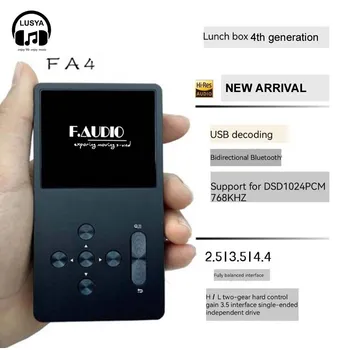 LUSYAHiFi Najnoviji F. Audio FA4 Hi-FI DSD bez gubitaka USB DAC dekodiranje Bluetooth obostrano dvostruko ES9038Q2M Uravnotežen izlaz mp3 player