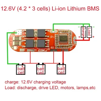 BMS 1S 2S 10A 3S 4S i 5S 25A BMS 18650 Li-ion Lipo Ionska Baterija Modul Zaštite pcb PCB PCM 18650 Lipo BMS Punjač