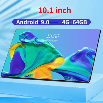 2023 High-end 2.5 D ekran Android 9,0 10,1 Inča, 4G + 64 GB WiFi Tablet PC s dvije SIM kartice, Dual Kamere, Bluetooth 4G WiFi Tablet PC