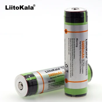 Liitokala 18650 3,7 Na 3400 mah NCR18650B Litij Baterija, Zaštitna Naknada Za Svjetiljku
