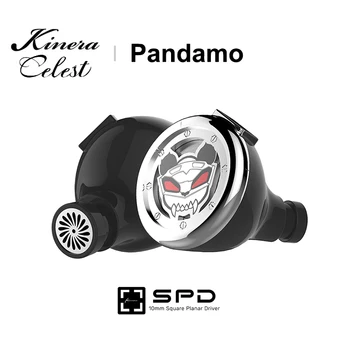 Kinera Celest Pandamon Kvadratni Stan slušalice s upravljačkim programom IEM Monitor Single 10 mm SPD ™ 2.0 kabel 0,78 mm Ožičen slušalice