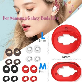3 para/compl. Mekana Silikonska Torbica za slušalice, Zamijeniti Umetak za slušalice Samsung Galaxy Buds Live, Jastuk za Bluetooth Slušalice 4