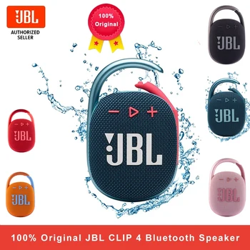 100% Originalni JBL CLIP 4 prijenosni Bežični Bluetooth Zvučnik IPX67 Vodootporan Ulične Woofera Zvučnici s kukom Dugi vijek trajanja baterije