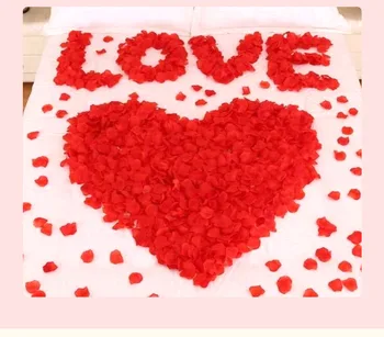 500 kom. Umjetne Latice Ruže Smještaj za Modeliranje Svile Laserski Pržene Rub Latica Vjenčanje College Ponudu Za Valentinovo Kućni Dekor 1
