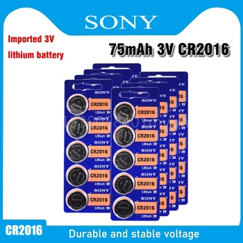 Sony CR2016 3 100% Originalni Litij Baterija za auto Ključeva, Sati, Igračke sa Daljinskim Upravljanjem, 2016 ECR2016, GPCR2016, Dugme Baterija