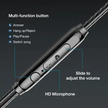 3,5 mm, Žičane Slušalice sa Mikrofonom Slušalice Slušalice Stereo Doček Ožičen Slušalice za iPhone Samsung Xiaomi 5