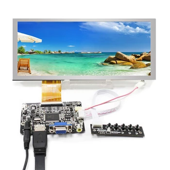 8,8 inča CLAA088WA01XN 1280x480 IPS LCD zaslon sa Širokim Zaslonom Monitor HD-MI VGA AV LCD Naknada za Auto Navigacija Auto Modula 0