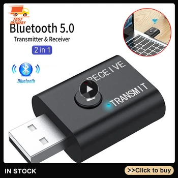 TR6 Bluetooth 5,0 Prijemnik Predajnik 2 U 1 Bežični Audio 3.5 mm USB Aux Music Adapter Za Auto PC speaker TV
