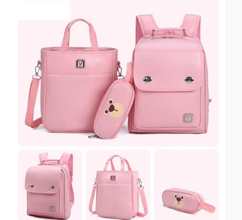Japanski Školski Ruksak za djevojčice, dječji ortopedski ruksak, torba za knjige, Dječji PU Japanski Školski ruksak Dječji školski ruksaci, Torbe