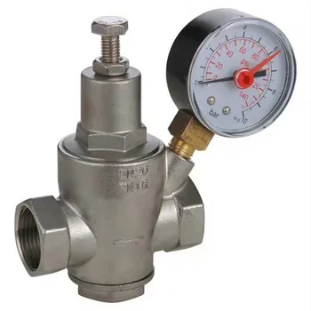 Ventil za smanjenje pritiska vode od nehrđajućeg čelika, Sa unutarnjim navojem Regulacijski ventil za bojler ventil za reguliranje tlaka DN15-DN50