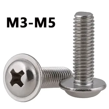 Vijak s Okruglom glavom, od nehrđajućeg čelika M3 M4 M5 316 s Podloškom 0