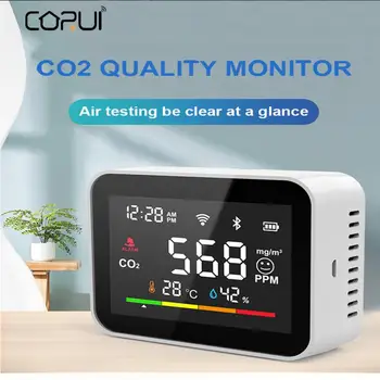 CORUI Tuya Wifi, Inteligentni Senzor Kvalitete Zraka CO2 osjetnik Temperature Osjetnik Vlage Pametna Kuća Monitor Kvalitete Zraka CO2 Aparat