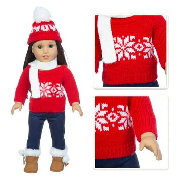 Topli Džemper Odijelo pogodan za američke Djevojke su Od 18 Inča američka djevojka lutka Aleksandar lutka odjeća i pribor za lutke najbolji poklon