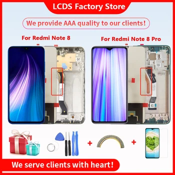 Klasa kvalitete AAA LCD zaslon Za Xiaomi Redmi Note 8-inčni LCD zaslon s okvirom LCD Zaslon Za Xiaomi Redmi Note 8 PRO LCD zaslon 10-Touch