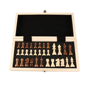 VRUĆI Međunarodni Šahovski Set Treninga Natječaj Prevelike Šah komada Luksuzna Poklon Kutija Premium Klase Šahovska Ploča Iz Masivnog Drva 0