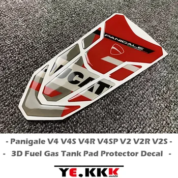 Za Ducati Panigale V4 V4S V4R V4SP V2 V2R V2S Novi 3D Spremnik Plina Pad Zaštitnik Naljepnica-Naljepnice LOGOTIPA