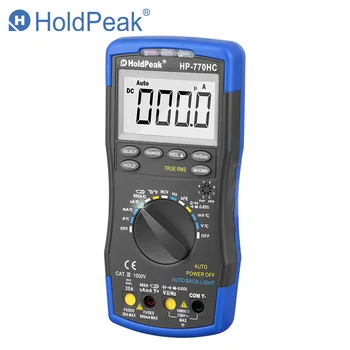 Multimetro HoldPeak HP-770HC True RMS Automatski digitalni multimetar sa značajkom NCV i test temperature/frekvencija/radni ciklus