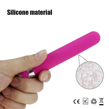 10 Brzina Metak Vibrator Dildo Vibrator AV Štap G-spot Stimulator Klitorisa Mini Seks-Igračke za Žene Maturbator Seks-Robe 3
