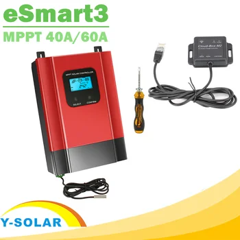 eSmart3 MPPT 60A 40A Kontrolera Punjenja Solarnih Akumulatora 12 24 36 48 U Auto Max 150 Fotoelektrični Ulaz pozadinsko Osvjetljenje LCD-Zaslon RS485 Wi-FI Mobilnu aplikaciju za Upravljanje