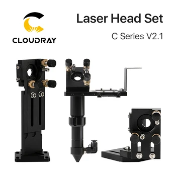 Cloudray CO2 Laserska Glava objektivom D18 FL38.1 D20FL50.8/63.5/101.6 mm Интегративное Nosač Dia25 Ogledalo za Lasersko Rezanje 0