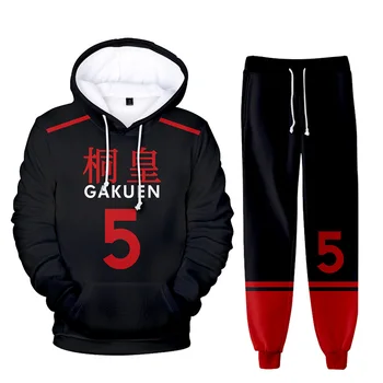 Kuroko No Basuke Basket Cosplay Odijelo GAKUEN uniformi Muški Sportski Odijelo Majica sa kapuljačom + Sportske Hlače Setove iz 2 predmeta