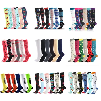 Kompresijski Čarapa Za Žene, Medicinski, za Njegu, 20-30 mm hg.stih, 6 parova u Pakiranju, Čarape, Idealni Za Uklanjanje Umora, Ublažavanje Boli, Čarape kada Варикозном proširenje vena