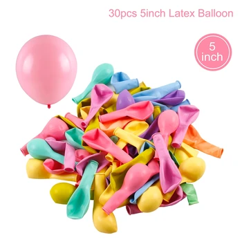 30ШТ 5-inčni Baloni za Popunjavanje Kutije Balon na Dan Rođenja Vjenčanje Globusa 1. Rođendan Nakit Dječji Lateks Balona Dječji Tuš