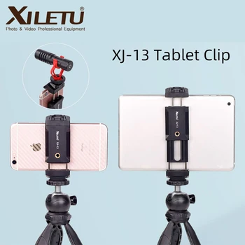 XILETU XJ13 Univerzalna Stezaljka Za Tablet Držač za Smartphone L Postolje s Mini-Stalak Podesiv Držač Za Mobilne Telefone Ipro Tablete