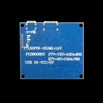 7-inčni EJ070NA-01J HJ070NA-13A LCD Zaslon Vozač Naknade za Upravljanje Mini HDMI je Kompatibilan Za Naknade za razvoj Malina Pi PC 5