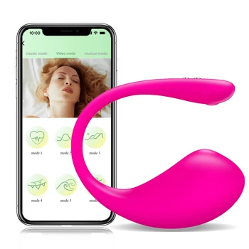 Seksi Igračke Bluetooth G Spot Dildo Vibrator za Žene Bujne Ženske Vibrator Bežični PROGRAM Izbrisane Vibrirajuće Gaćice Igračke za Odrasle