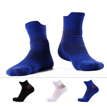 3 Para Kvalitetnih košarkaške Muške čarape, Moderan Sportski prozračna cipele za boravak na otvorenom, нескользящие амортизирующие Muške čarape 1