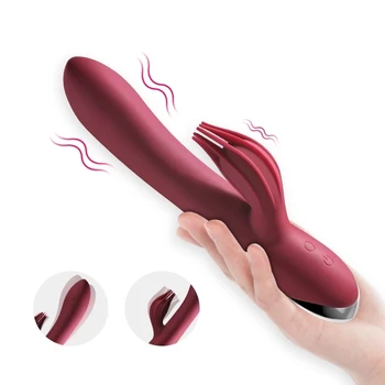 10 Autocesta Vibrator G Pot USB Punjiva Snažan Dildo Rabbit Vibrator za Žene Stimulacija Klitorisa Masaža Seks Igračke Za Odrasle