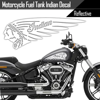 Reflektirajućim Pribor Za Motocikle Naljepnice Za Gorivo Indijska Pero Glava Skulptura Klasicni Naljepnice Za Harley Davidson Road Triumph