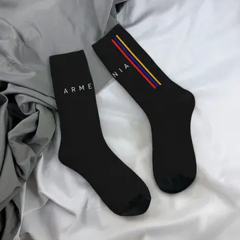 Čarape sa Zastavom Armenije, Muške i ženske Modne Čarape Armenia Of Arms, Novo, Proljeće, Ljeto, Jesen, Zimske Čarape, Pokloni 0