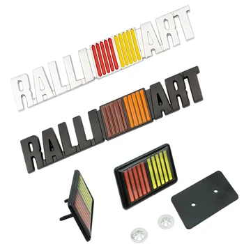 3D Metalne Naljepnice s Logotipom RALLI ART Ralliart, Auto Naljepnice, Amblem Rešetka Prednjeg Poklopca za Mitsubishi Lancer 9 10 Asx Outlander Pajero
