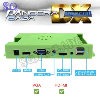 Pandora Saga Box DX Specia 5000 u 1 Tiskana pločica Jamma Matična Ploča Retro Arkadna Konzola navigacijsku tipku Бартоп Ormar Stroj HDMI VGA 1