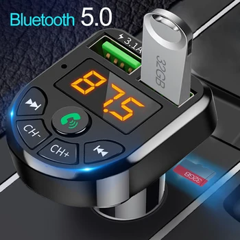 Bluetooth 5,0 MP3 player, Bežični Аудиоприемник Dual USB 3.1 A Brzi Punjač 5,0 Verzija + EDR specifikacija za bluetooth Brzi Punjač Prijenosni Audio Pribor