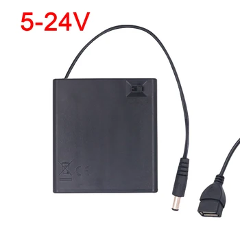 5 6 Na 12 v, 24 v Napajanje u Baterijski Blok DC USB Snaga S Prekidačem za Uključivanje/Isključivanje Adapter Za Led Downlight Trake